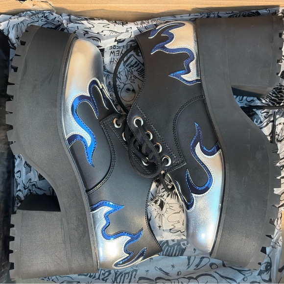 Dolls Kill Shoes - Dolls Kill Ignite My Fire Platform Oxfords